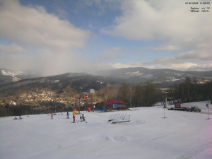 Skiareál Kamenec - Jablonec nad Jizerou - Pohled na Krkonoše - 15.2.2026 v 12:00 Skiareál Kamenec - Jablonec nad Jizerou - Pohled na Krkonoše - 15.2.2026 v 12:00