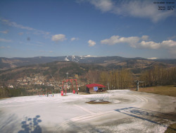 Pohled na Krkonoše