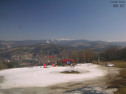 Pohled na Krkonoše