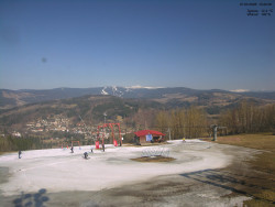 Pohled na Krkonoše