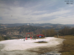 Pohled na Krkonoše
