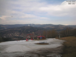 Pohled na Krkonoše
