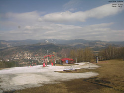 Pohled na Krkonoše