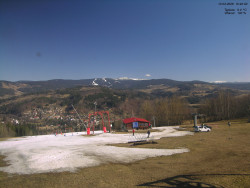Pohled na Krkonoše