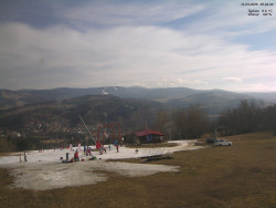 Pohled na Krkonoše