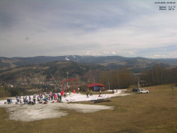 Pohled na Krkonoše