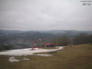Skiareál Kamenec - Jablonec nad Jizerou - Pohled na Krkonoše - 15.3.2026 v 07:45 Skiareál Kamenec - Jablonec nad Jizerou - Pohled na Krkonoše - 15.3.2026 v 07:45