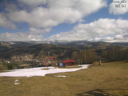 Pohled na Krkonoše