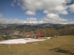 Pohled na Krkonoše