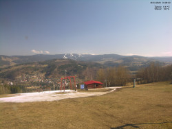Pohled na Krkonoše
