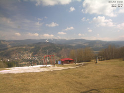 Pohled na Krkonoše