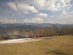 Pohled na Krkonoše