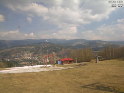 Pohled na Krkonoše