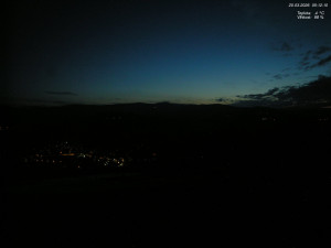 Skiareál Kamenec - Jablonec nad Jizerou - Pohled na Krkonoše - 20.3.2026 v 05:15 Skiareál Kamenec - Jablonec nad Jizerou - Pohled na Krkonoše - 20.3.2026 v 05:15