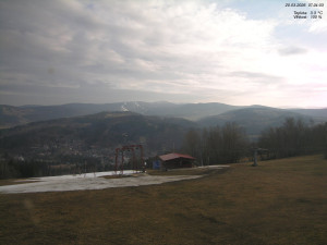 Skiareál Kamenec - Jablonec nad Jizerou - Pohled na Krkonoše - 20.3.2026 v 07:30 Skiareál Kamenec - Jablonec nad Jizerou - Pohled na Krkonoše - 20.3.2026 v 07:30