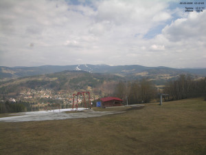 Skiareál Kamenec - Jablonec nad Jizerou - Pohled na Krkonoše - 20.3.2026 v 12:15 Skiareál Kamenec - Jablonec nad Jizerou - Pohled na Krkonoše - 20.3.2026 v 12:15