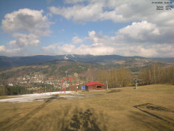Pohled na Krkonoše