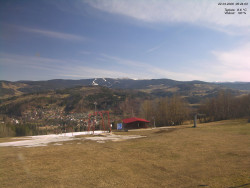 Pohled na Krkonoše