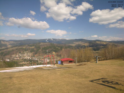 Pohled na Krkonoše