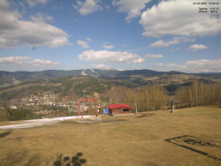Pohled na Krkonoše