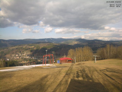 Pohled na Krkonoše