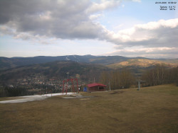 Pohled na Krkonoše
