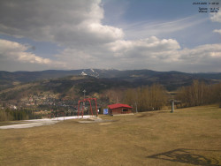 Pohled na Krkonoše