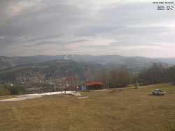 Pohled na Krkonoše