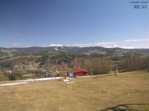 Skiareál Kamenec - Jablonec nad Jizerou - Pohled na Krkonoše - 27.3.2026 v 10:30 Skiareál Kamenec - Jablonec nad Jizerou - Pohled na Krkonoše - 27.3.2026 v 10:30