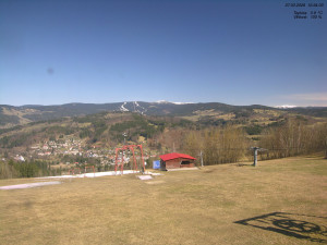 Skiareál Kamenec - Jablonec nad Jizerou - Pohled na Krkonoše - 27.3.2026 v 12:30 Skiareál Kamenec - Jablonec nad Jizerou - Pohled na Krkonoše - 27.3.2026 v 12:30