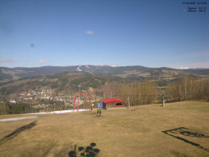 Skiareál Kamenec - Jablonec nad Jizerou - Pohled na Krkonoše - 27.3.2026 v 14:15 Skiareál Kamenec - Jablonec nad Jizerou - Pohled na Krkonoše - 27.3.2026 v 14:15