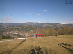 Pohled na Krkonoše