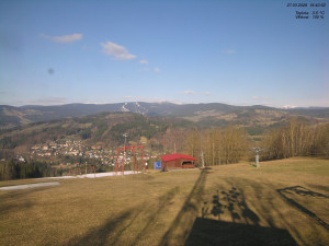 Skiareál Kamenec - Jablonec nad Jizerou - Pohled na Krkonoše - 27.3.2026 v 15:45 Skiareál Kamenec - Jablonec nad Jizerou - Pohled na Krkonoše - 27.3.2026 v 15:45