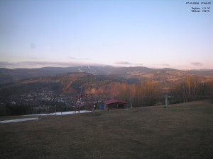Skiareál Kamenec - Jablonec nad Jizerou - Pohled na Krkonoše - 27.3.2026 v 18:00 Skiareál Kamenec - Jablonec nad Jizerou - Pohled na Krkonoše - 27.3.2026 v 18:00