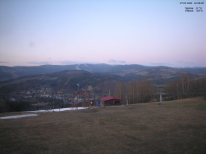 Skiareál Kamenec - Jablonec nad Jizerou - Pohled na Krkonoše - 27.3.2026 v 18:30 Skiareál Kamenec - Jablonec nad Jizerou - Pohled na Krkonoše - 27.3.2026 v 18:30