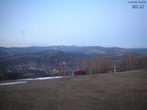 Skiareál Kamenec - Jablonec nad Jizerou - Pohled na Krkonoše - 27.3.2026 v 18:45 Skiareál Kamenec - Jablonec nad Jizerou - Pohled na Krkonoše - 27.3.2026 v 18:45