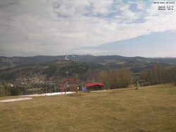 Pohled na Krkonoše