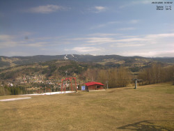 Pohled na Krkonoše