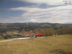 Pohled na Krkonoše