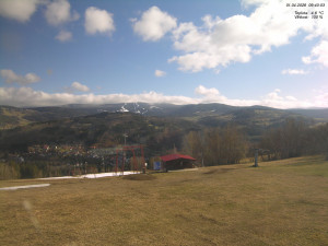 Skiareál Kamenec - Jablonec nad Jizerou - Pohled na Krkonoše - 1.4.2026 v 09:45 Skiareál Kamenec - Jablonec nad Jizerou - Pohled na Krkonoše - 1.4.2026 v 09:45