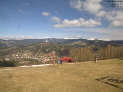 Pohled na Krkonoše