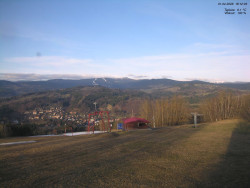 Pohled na Krkonoše