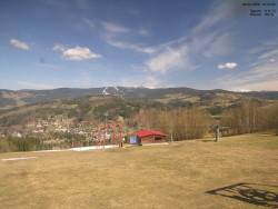 Pohled na Krkonoše
