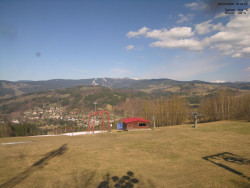 Pohled na Krkonoše