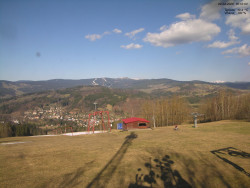 Pohled na Krkonoše