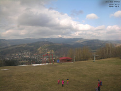 Pohled na Krkonoše
