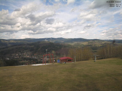 Pohled na Krkonoše