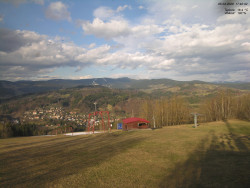 Pohled na Krkonoše