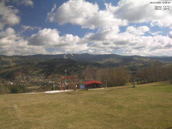 Pohled na Krkonoše