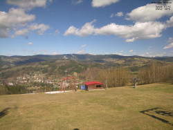 Pohled na Krkonoše